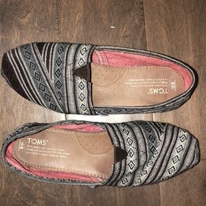 Brown, Burgundy, Grey TOMS